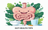 Healthy foods promoting gut health